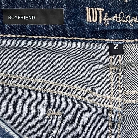 NWT Kut From the Kloth Catherine Distressed Boyfriend Jeans - Picture 6 of 8